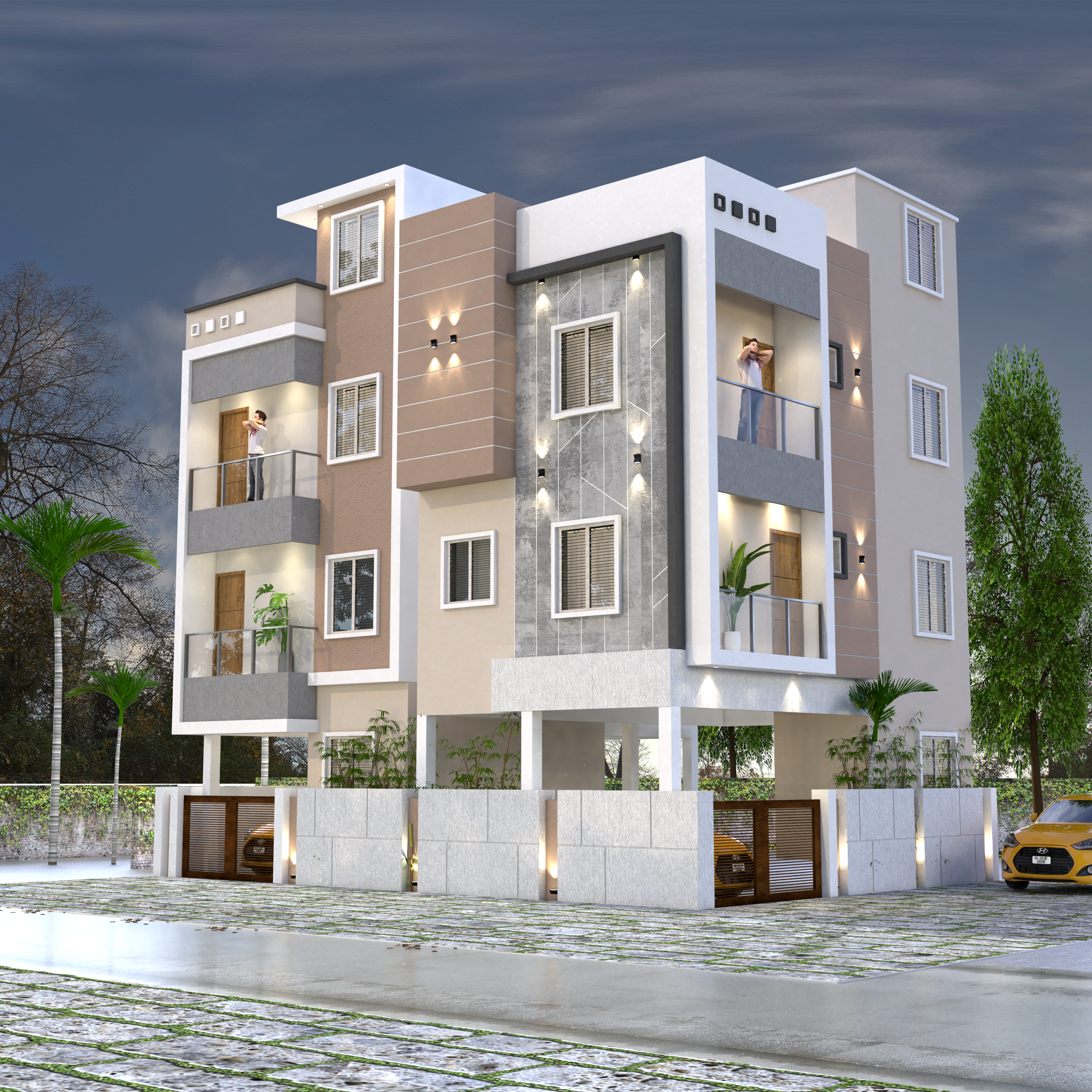Duplex Home for Brothers in Anakaputhur