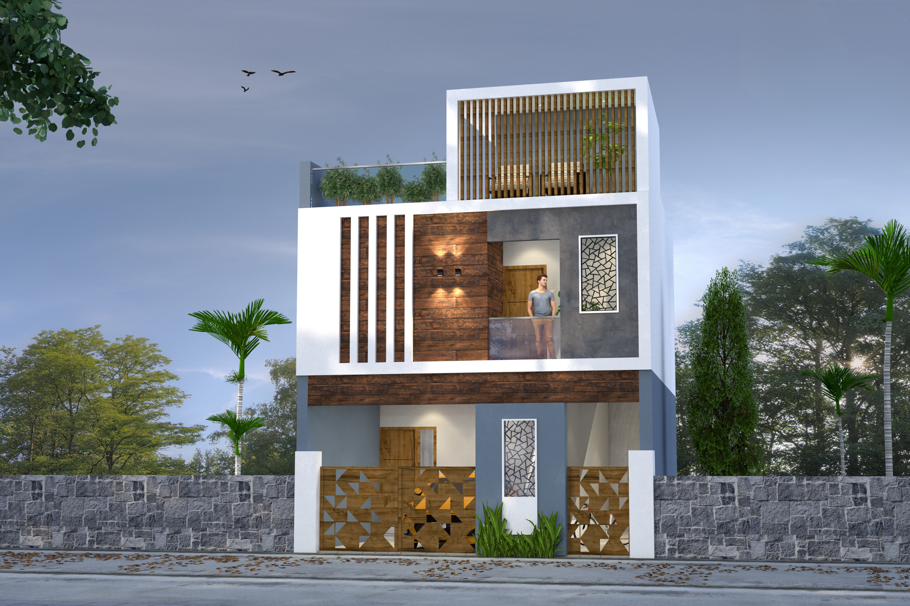 Narrow Plot Renovation in Pallavaram